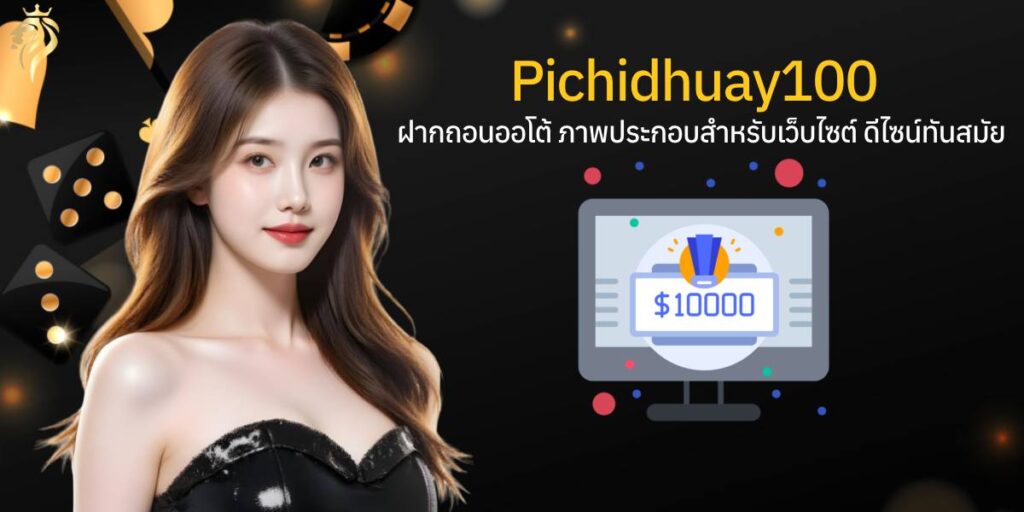 pichidhuay100 ฝากถอนออโต้, ภาพประกอบสำหรับเว็บไซต์, ดีไซน์ทันสมัย